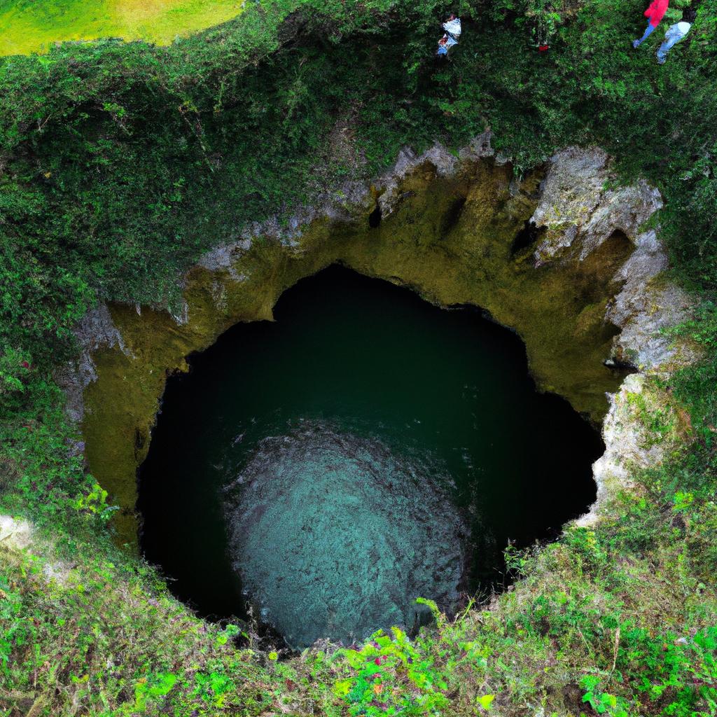 Exploring The Wonders Of Dragon Hole Sinkhole A Natural Wonder Of Epic