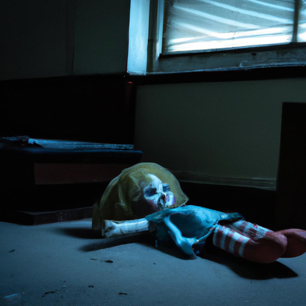 An abandoned Nagoro doll in an empty room