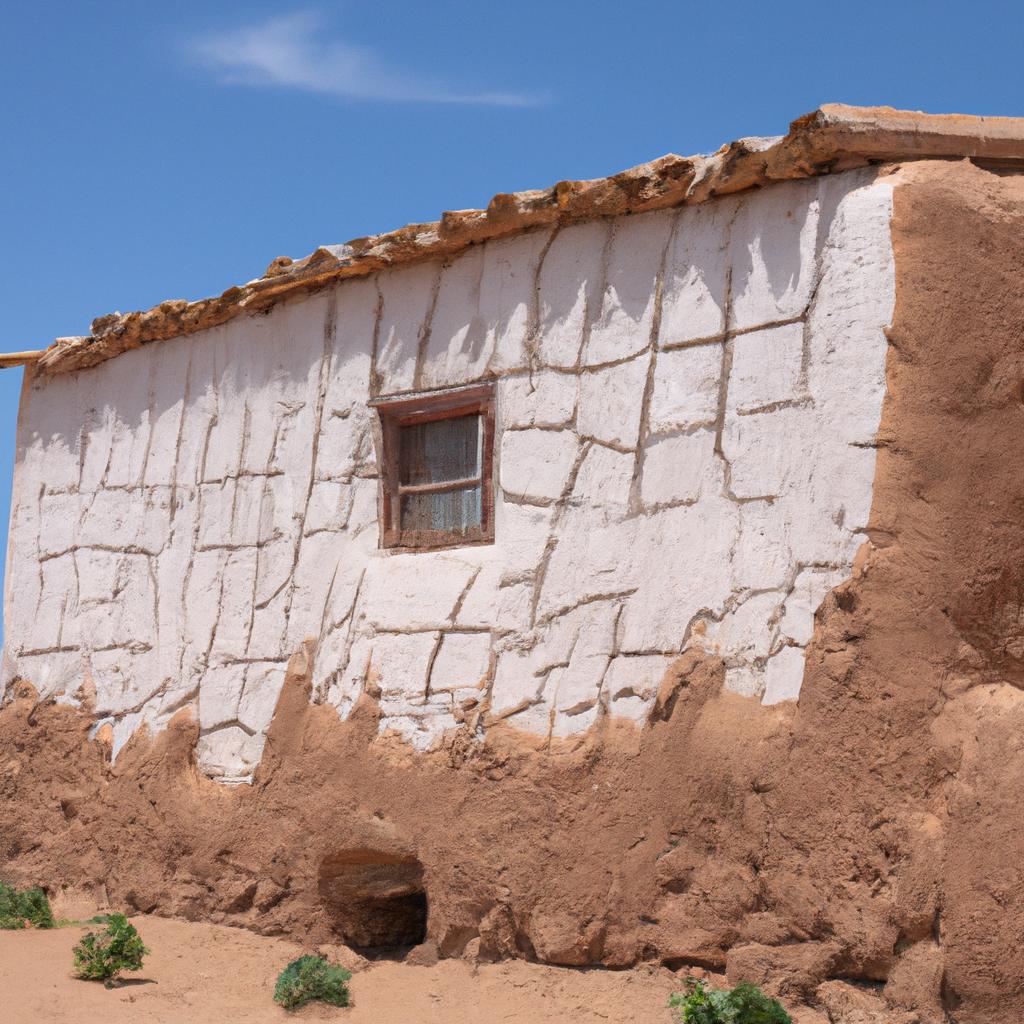 The villages surrounding the Salar de Atacama are steeped in history and tradition, with charming adobe houses like this one dotting the landscape.