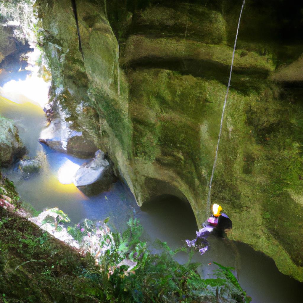 For the more adventurous, rappelling down into the Waitomo Glowworm Caves is a thrilling experience