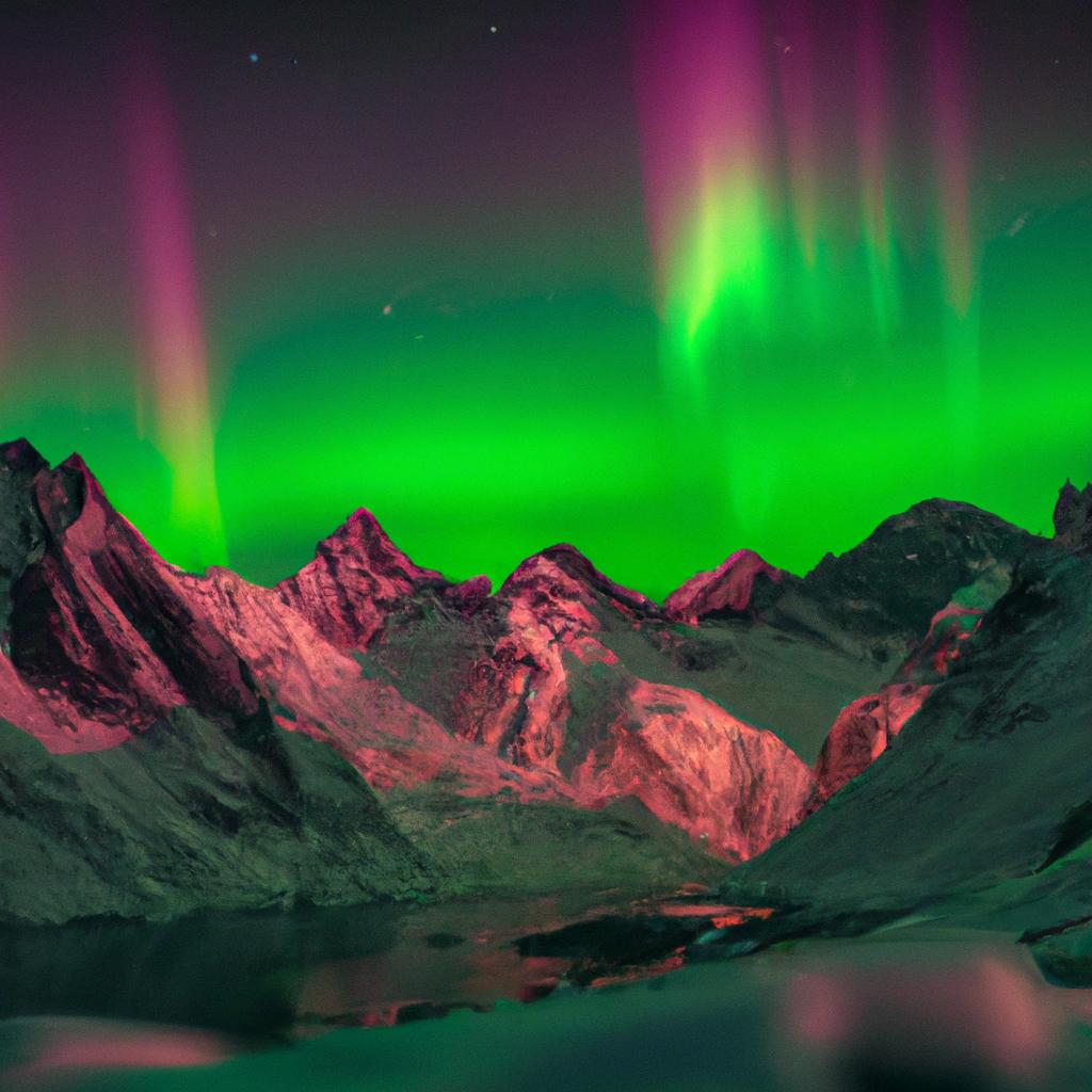 The Aurora Borealis, also known as the Northern Lights, is a breathtaking sight that occurs in the Northern Hemisphere