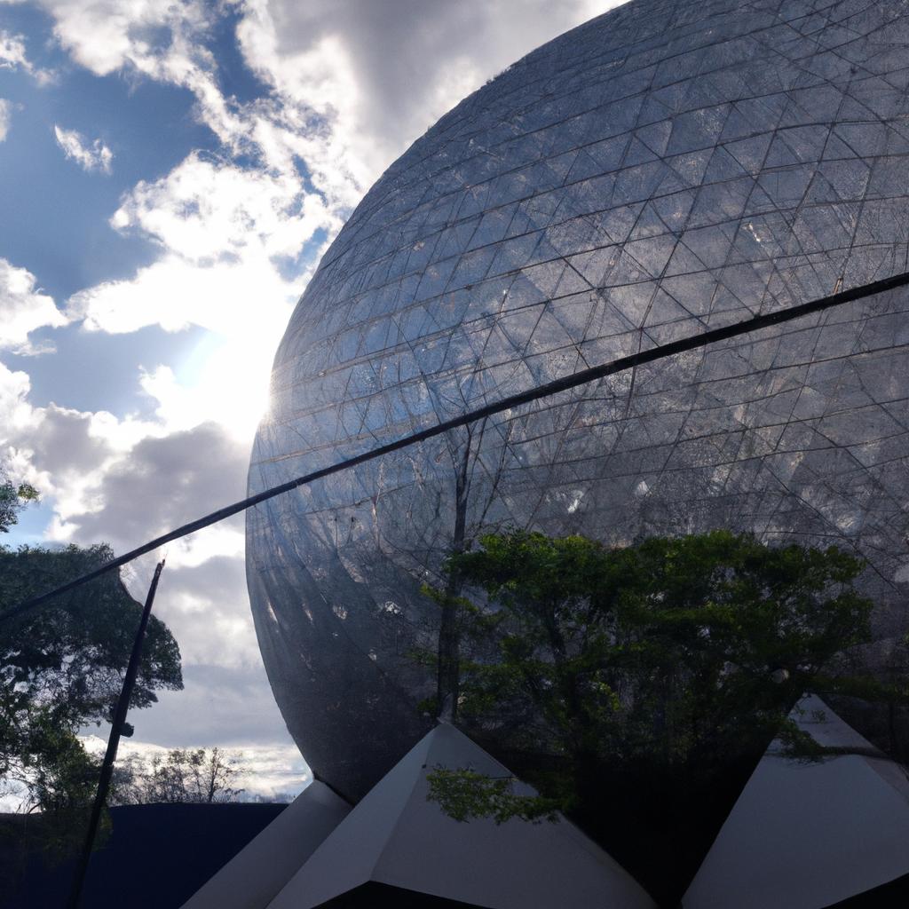 A stunning view of the Chemosphere Lautner's unique and iconic design