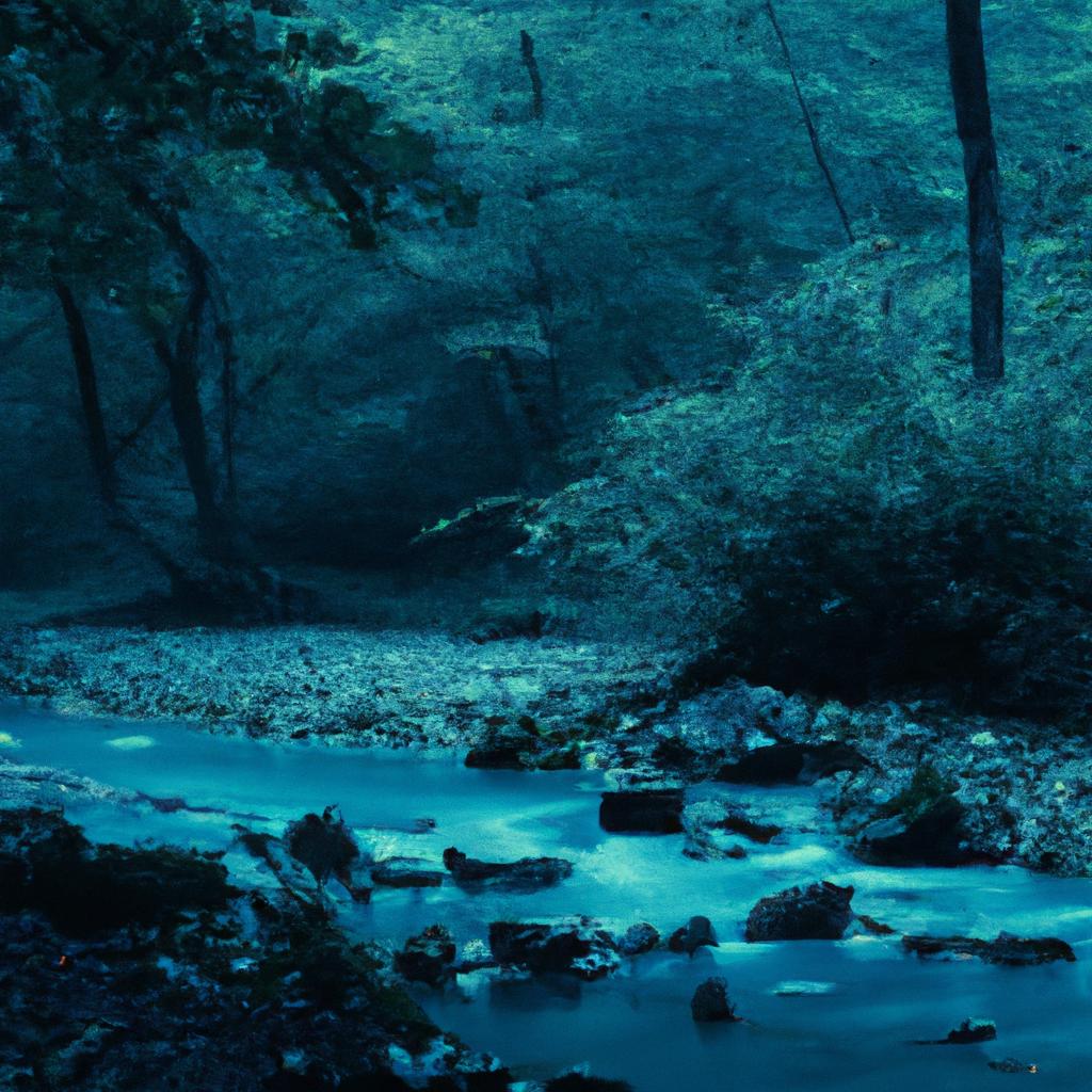 The tranquil beauty of Belgium's blue forest