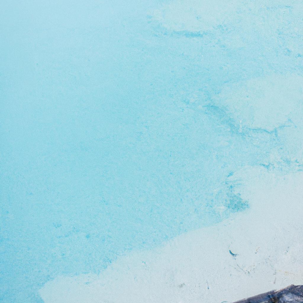 The Blue Lagoon's geothermal water contains healing properties for the skin.