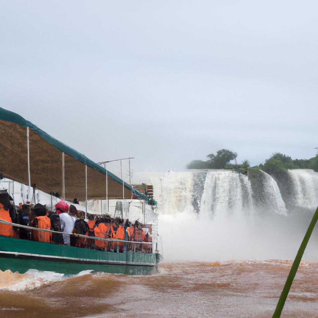 Boat tours are a popular activity for tourists visiting the Iguazu National Park
