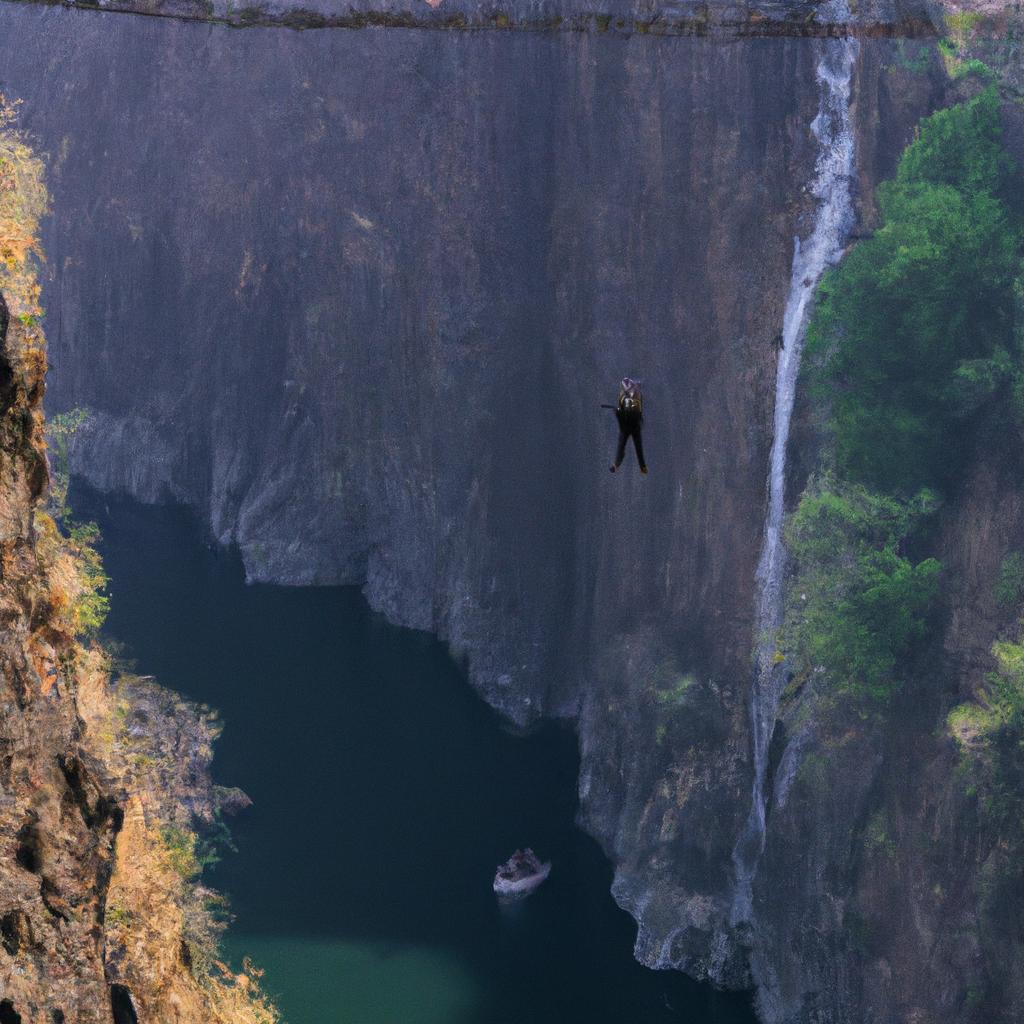 The ultimate thrill: Bungee jumping from the Victoria Falls Bridge