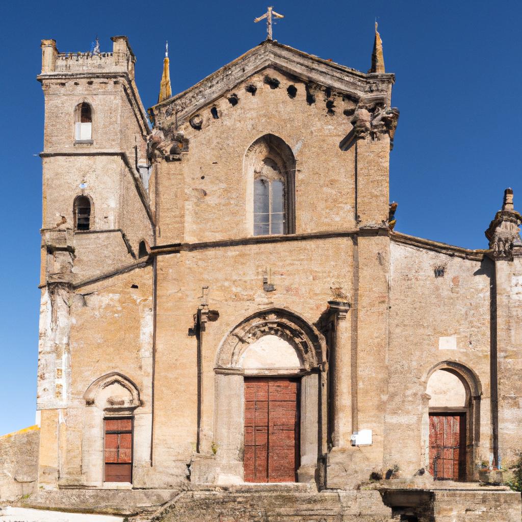 The historic Church of St. Martin in Corleone