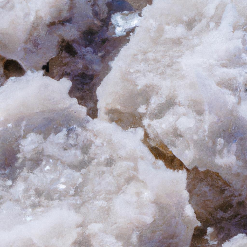 Get up close and personal with the intricate patterns of the salt crystals in the Salar de Atacama.