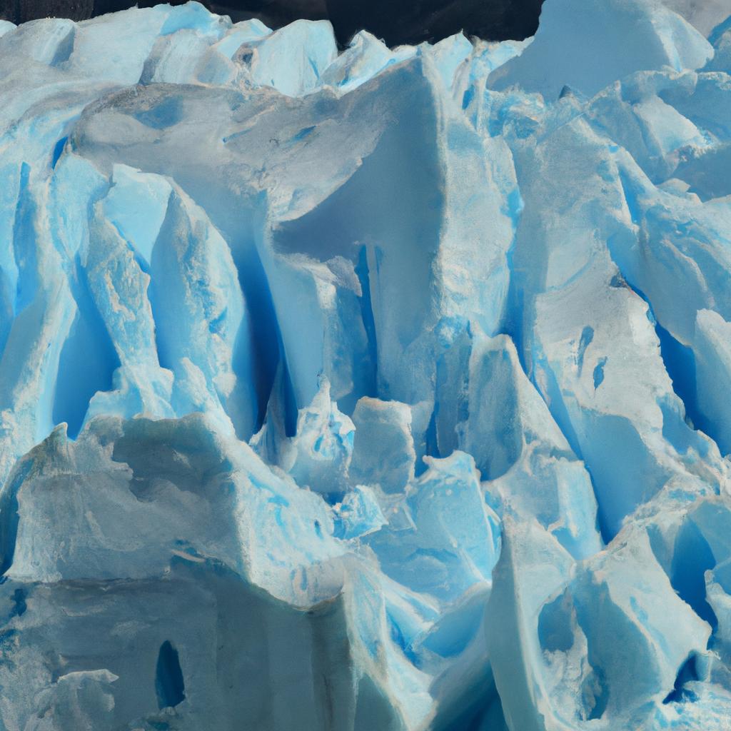 The Grey Glacier in the Southern Patagonian Ice Field is a breathtaking natural wonder