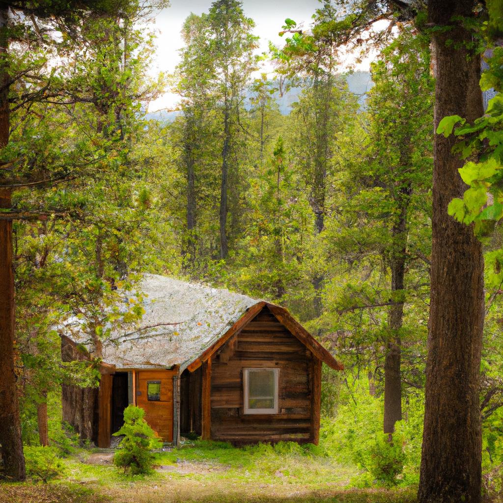 Cozy cabins are available for visitors who want to stay in the heart of the park's wilderness.