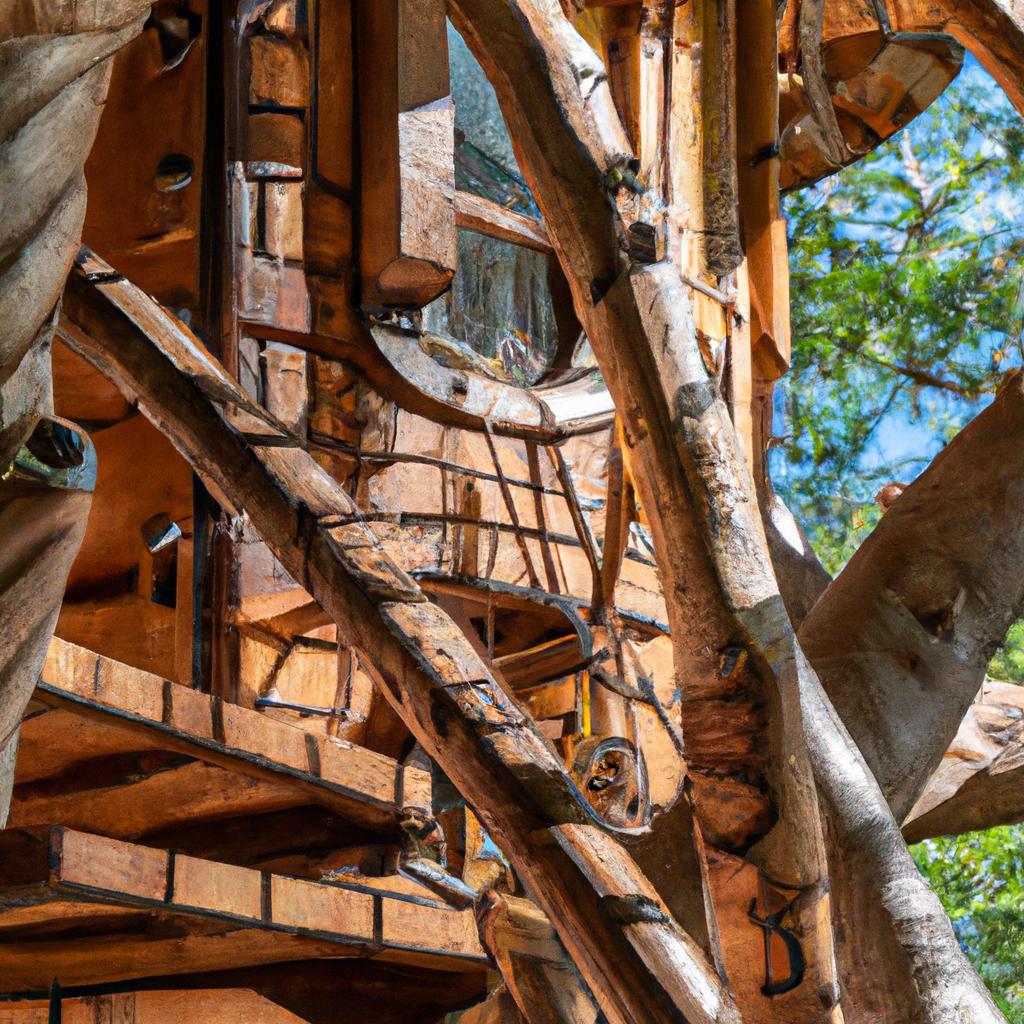 Every detail of the treehouse is awe-inspiring