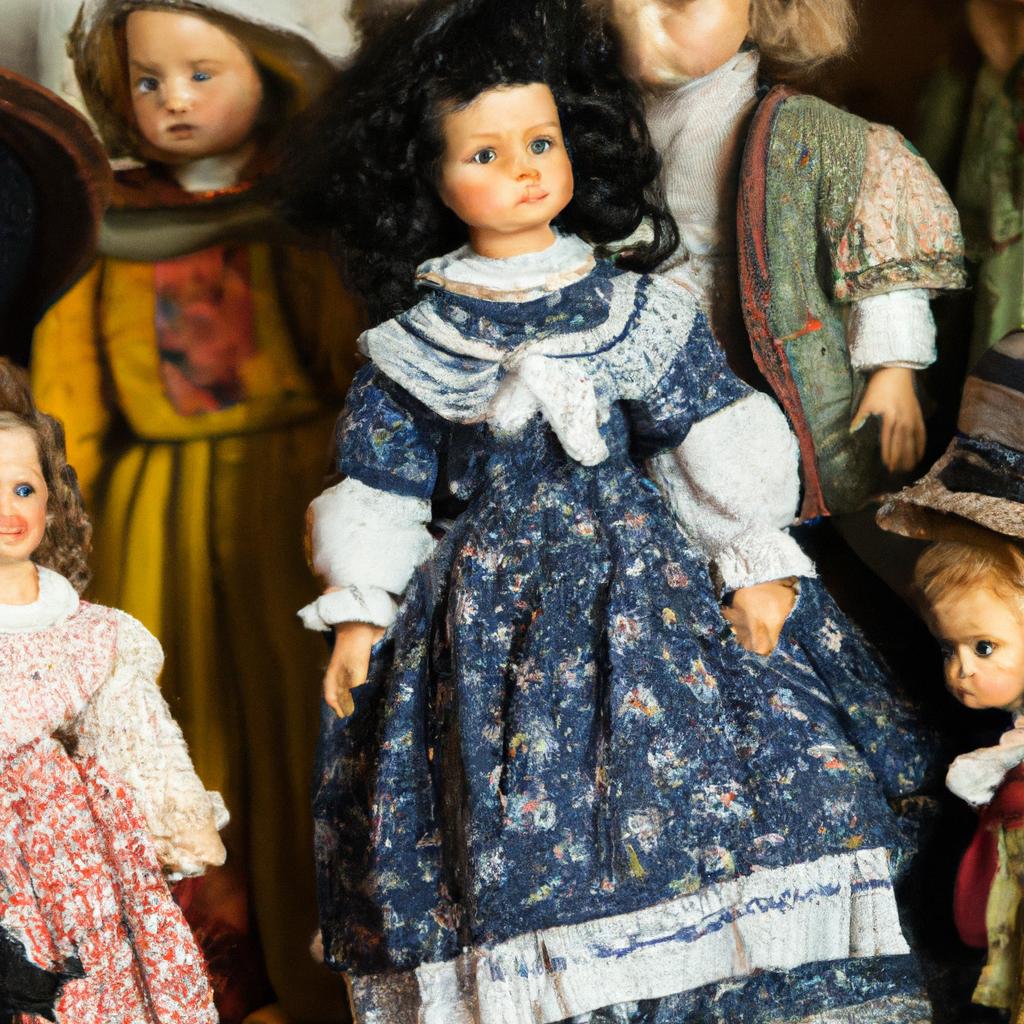 The fashionistas of the doll village.