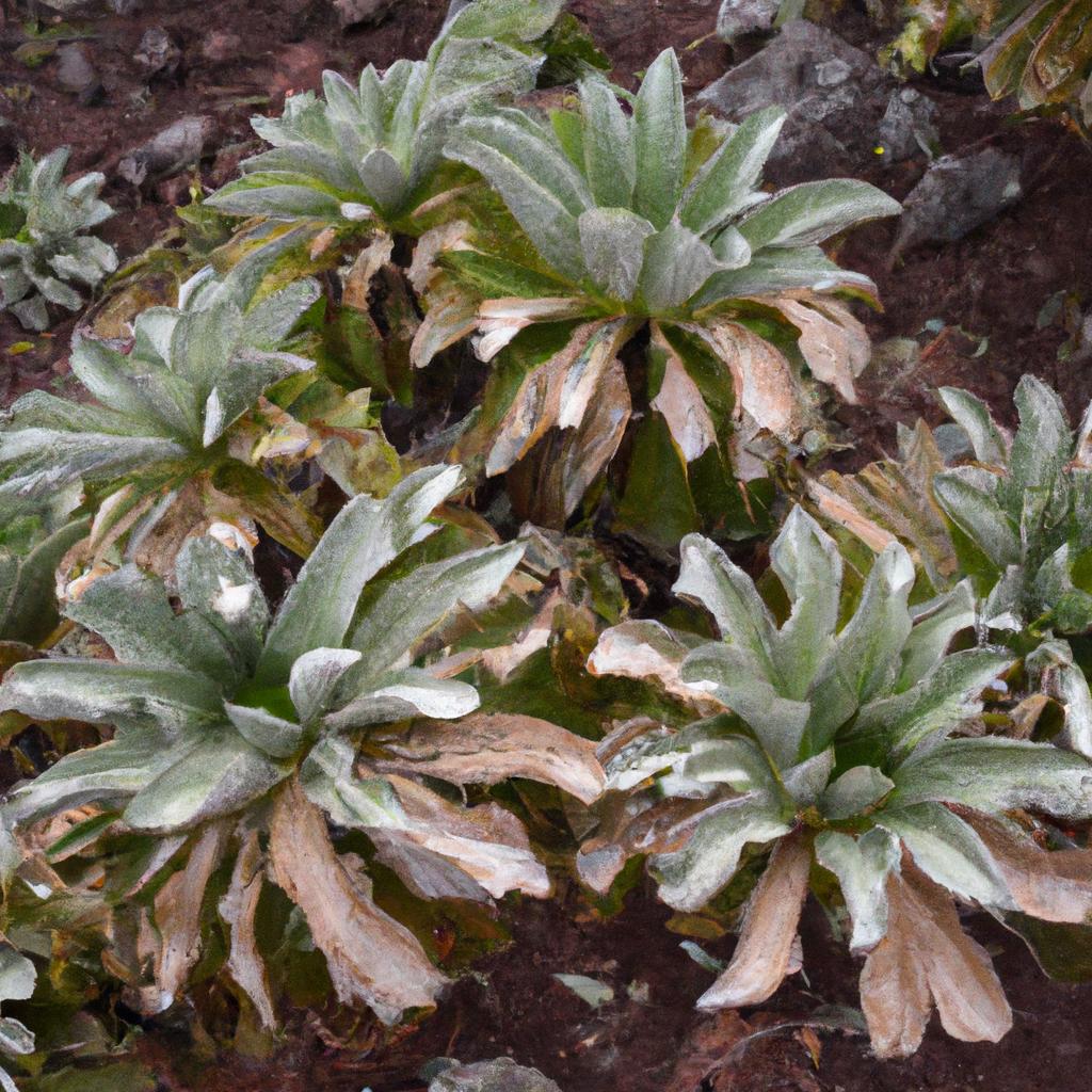 A close-up shot of the rare plants and flowers that grow on Mount Kilimanjaro