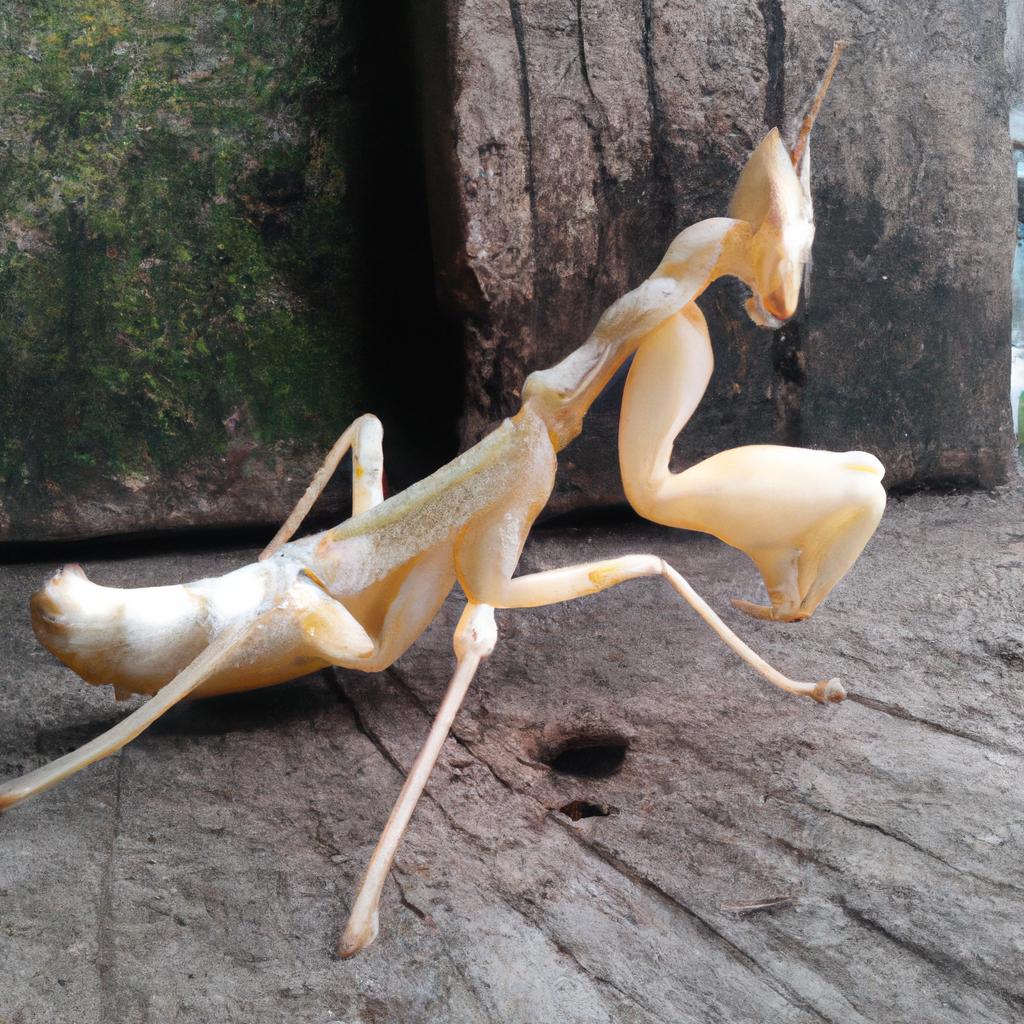 The Ghost Mantis is a master of camouflage and can blend in seamlessly with its surroundings