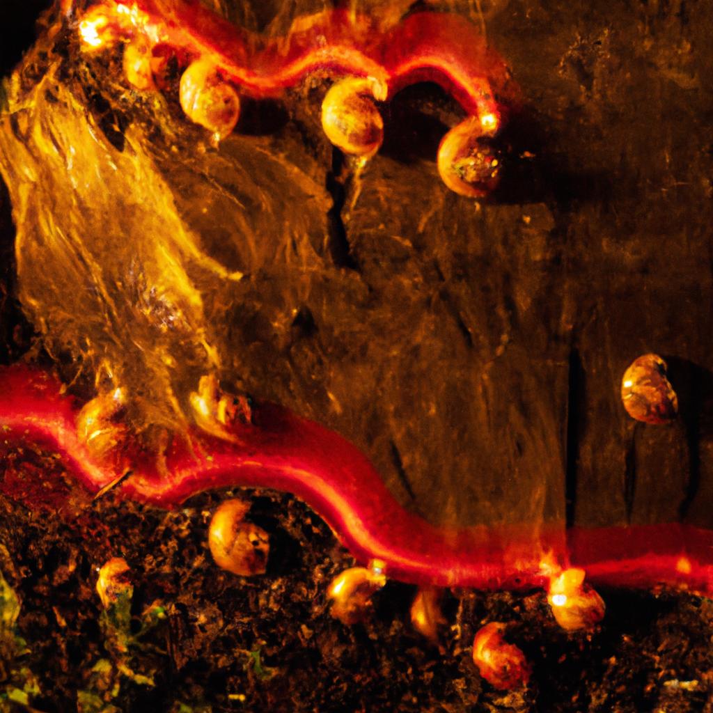 A trail of fire: the unique marks left by fire snails