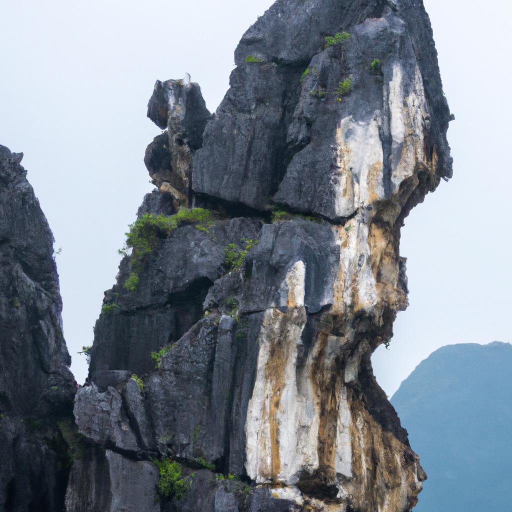 The limestone karsts in Ha Long Bay are a natural wonder