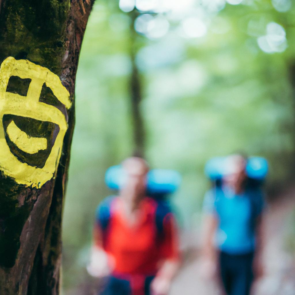 Hiking in the Smiley Face Forest is a one-of-a-kind experience