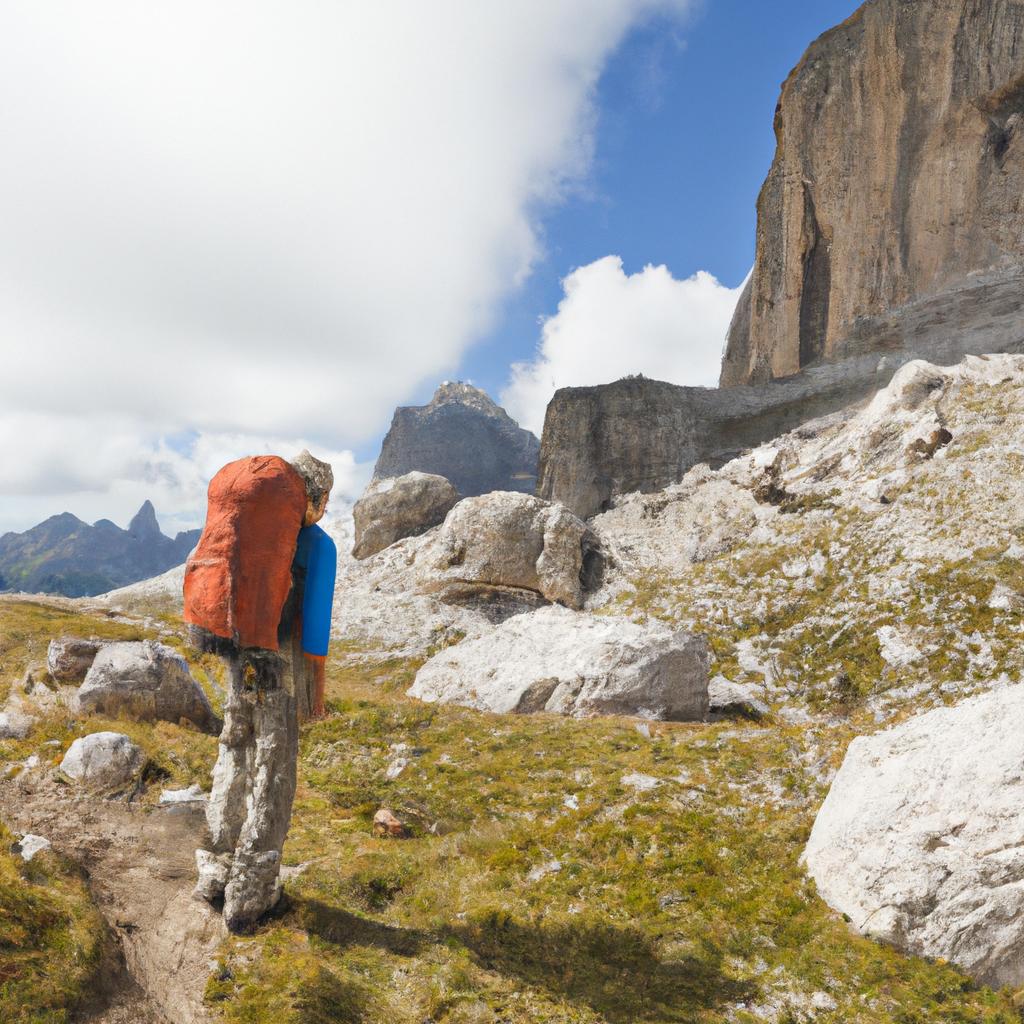 Hiking is one of the many activities to do in the Dolomites