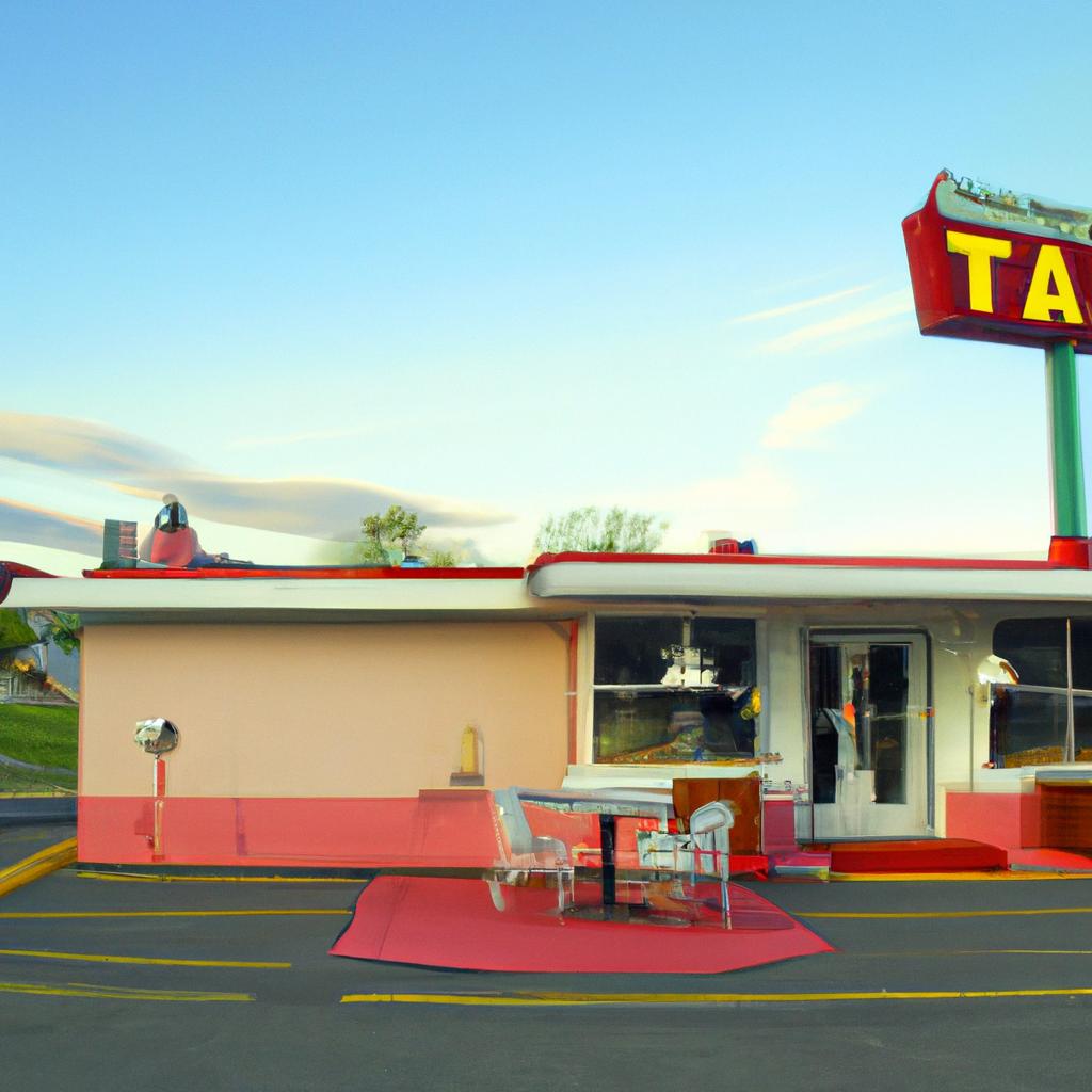 Grabbing a bite at a classic diner on US 50