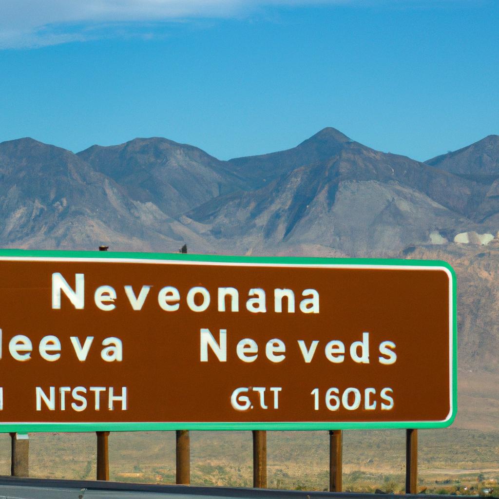 i95 Nevada signage is easily visible along the highway