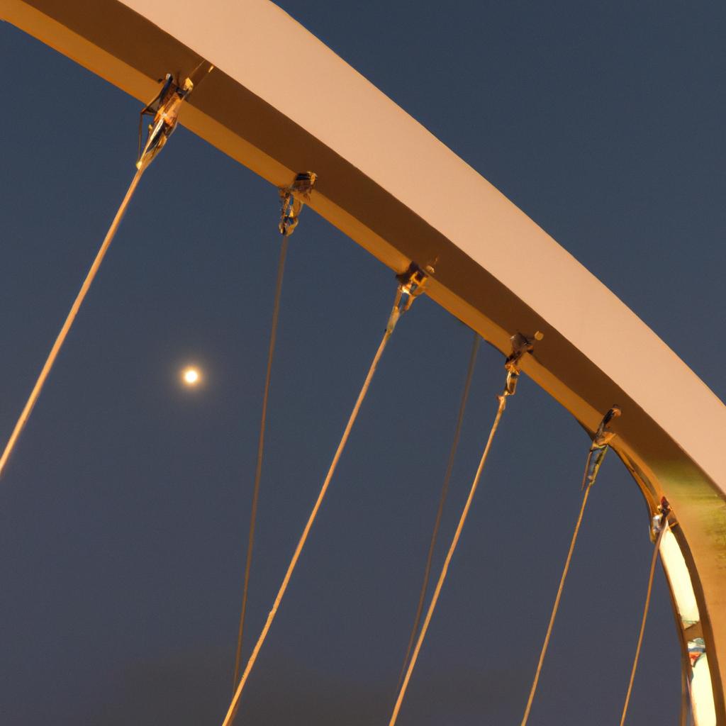 Detailed design of Moon Bridge Taipei.