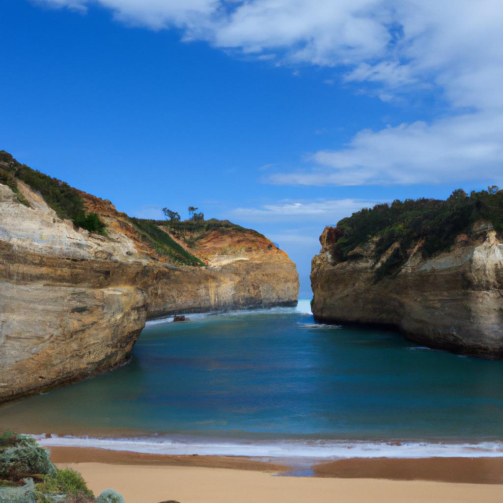 The stunning Loch Ard Gorge along The Great Ocean Road