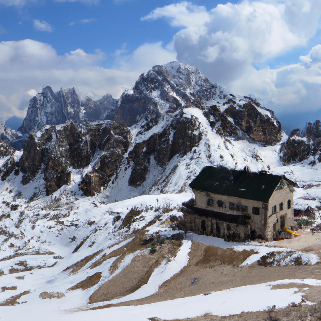 Monte Cristallo Refuge Of The Alpini