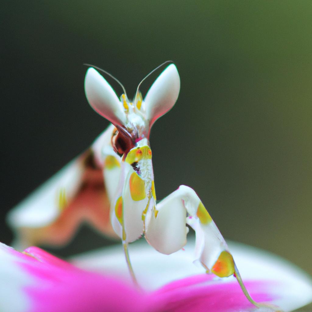 The Orchid Mantis is a stunning insect that uses its appearance to attract prey