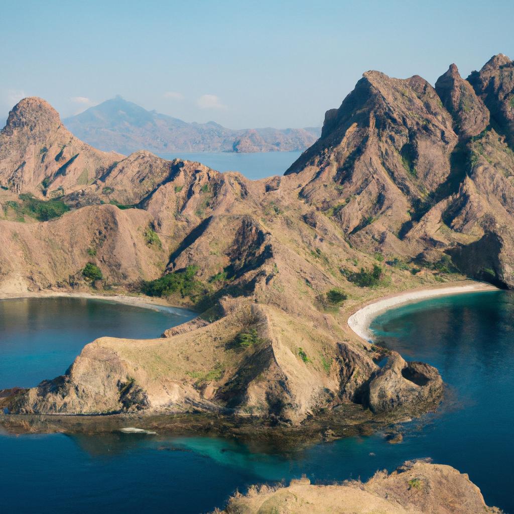 Padar Island is famous for its breathtaking panoramic view of three bays and a unique landscape.