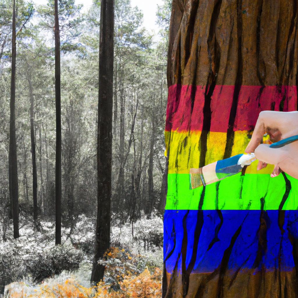 Conservation efforts to preserve the Painted Forest in Spain.