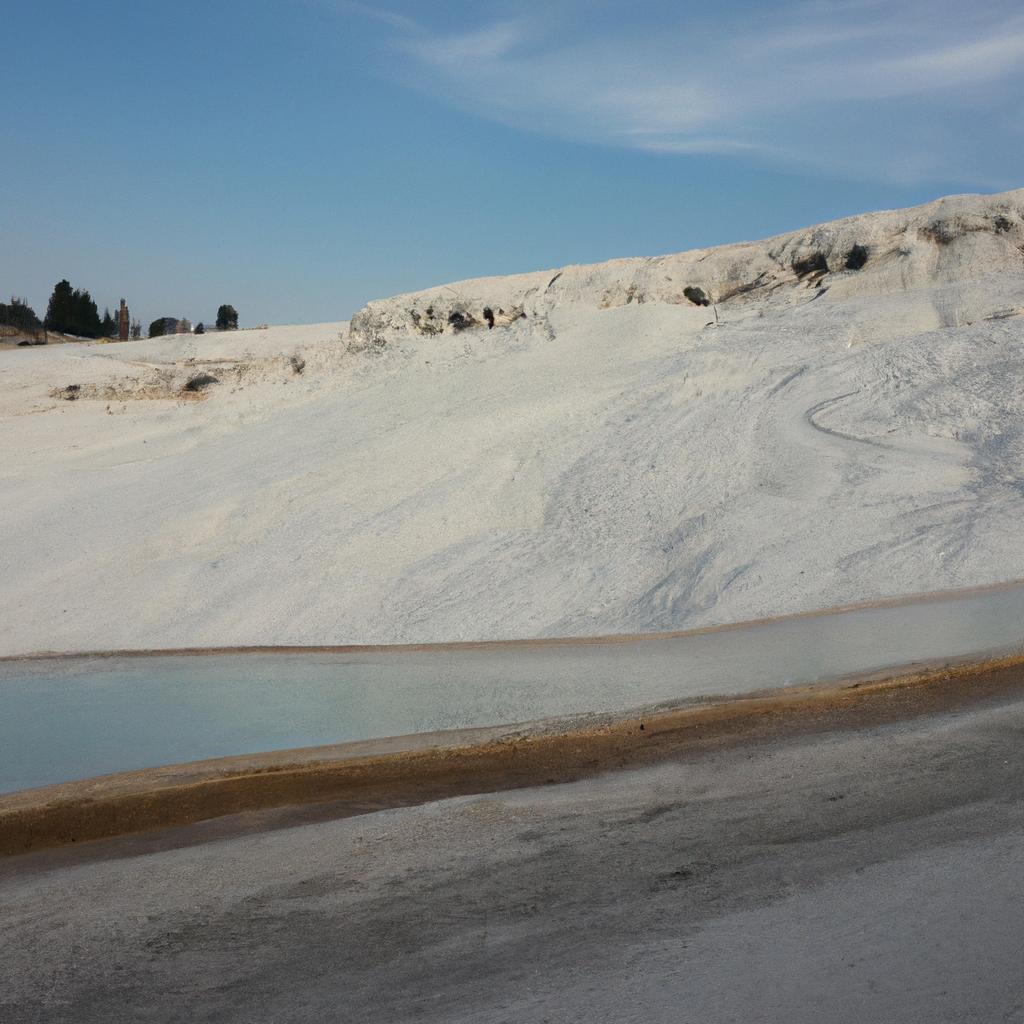 Travertine deposits and hot springs are responsible for the unique formation of the Pamukkale Terraces