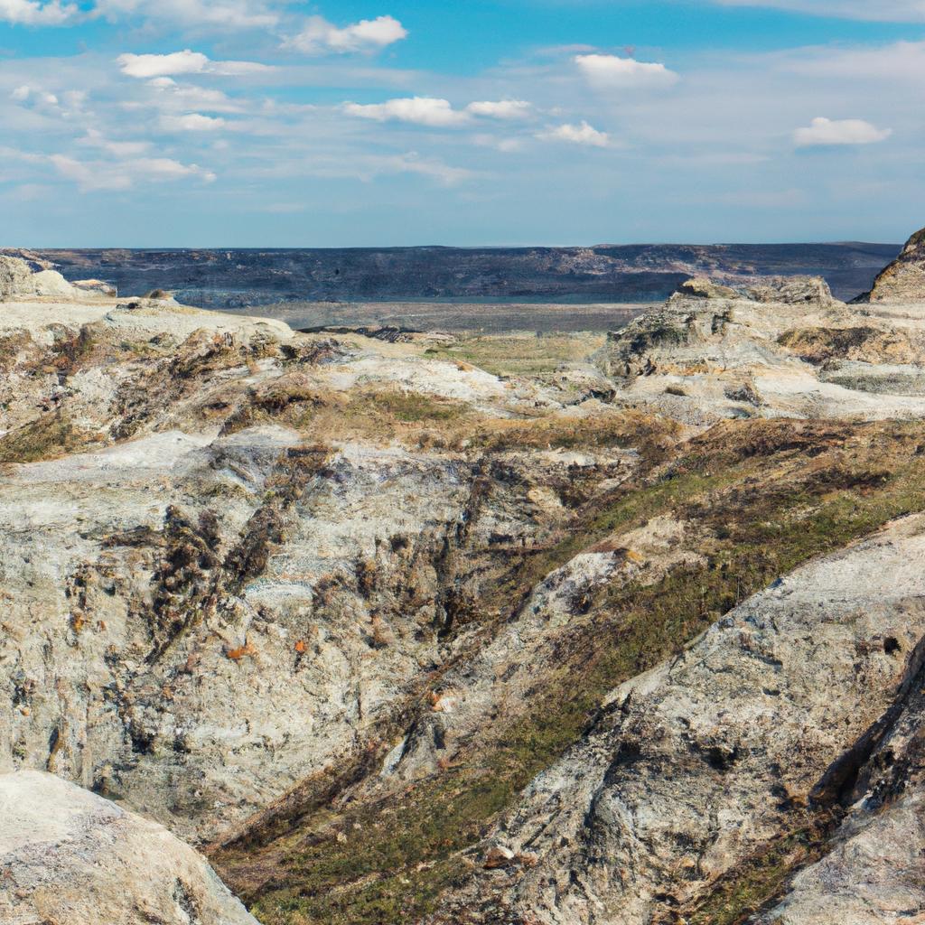 The vast and rugged landscape of the Eastern Montana Badlands is truly breathtaking.