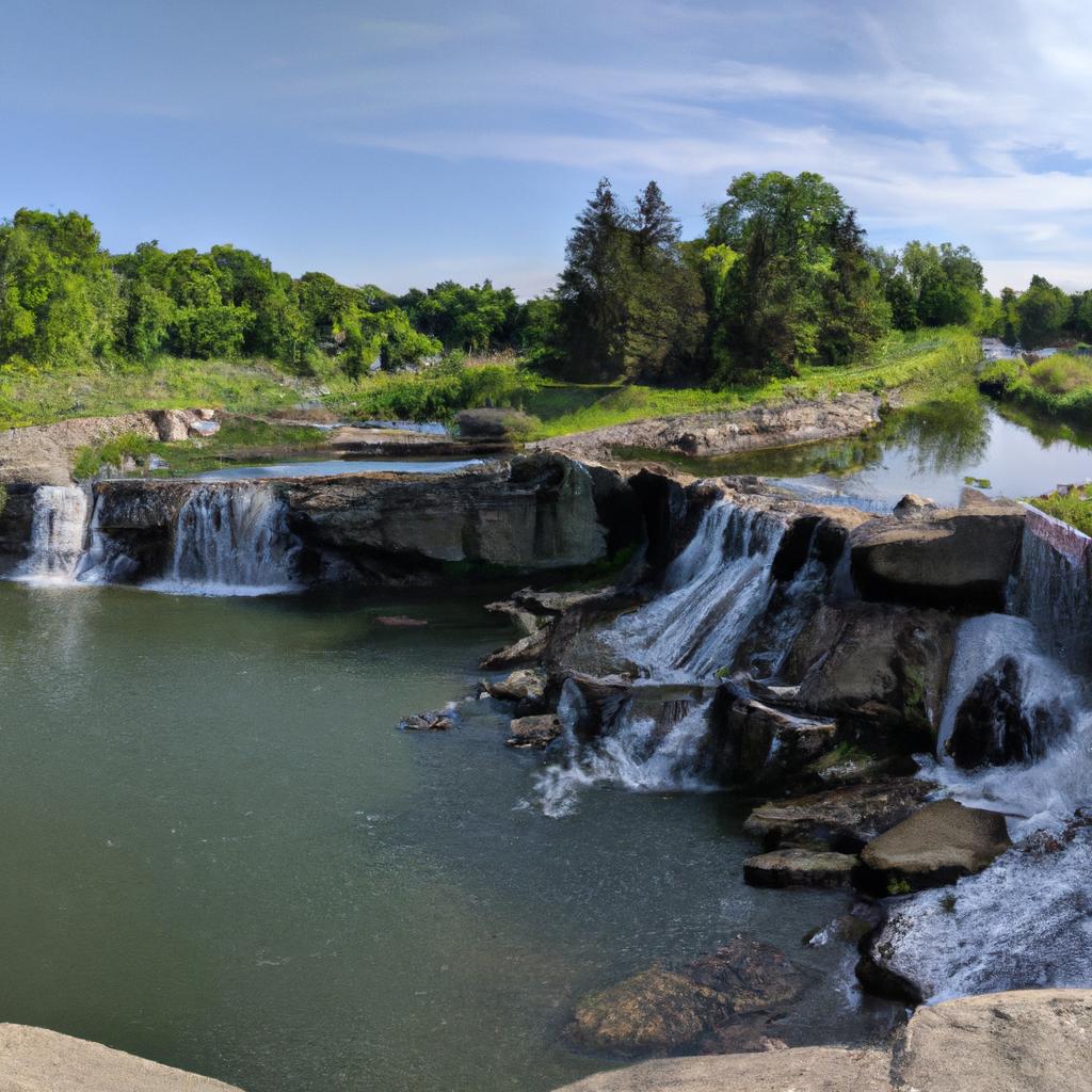 The park is home to a series of stunning waterfalls that cascade into the park's crystal-clear lakes, creating a breathtaking natural spectacle.