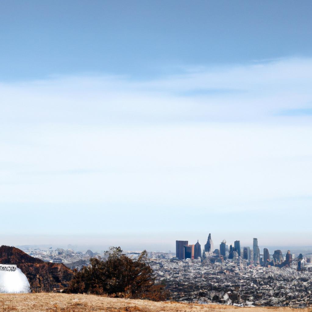 The Chemosphere house offers a stunning view of the Los Angeles skyline