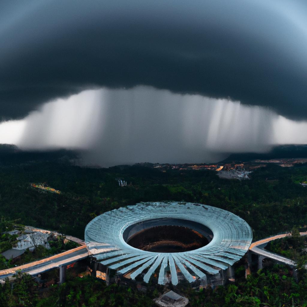 The Rain Vortex Singapore is a major attraction at the Jewel Changi Airport.