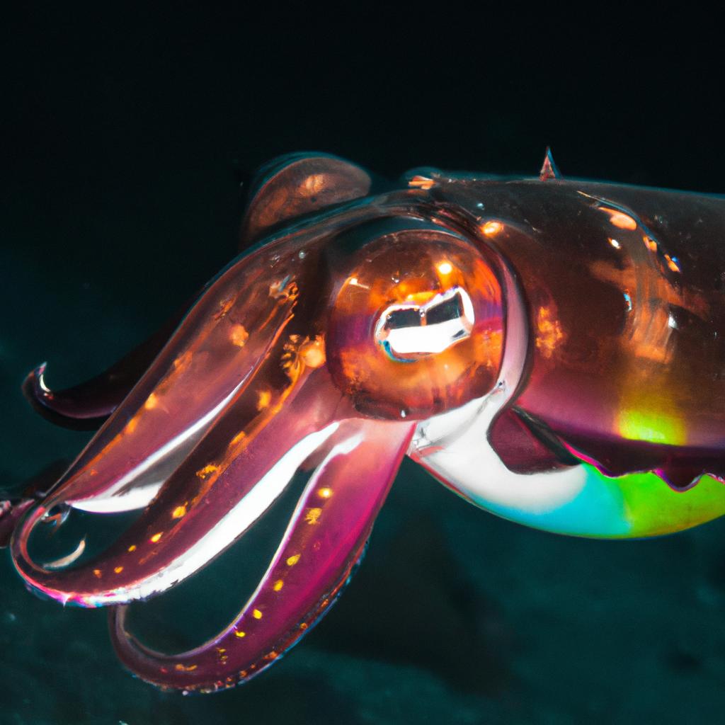 This flamboyant cuttlefish is a true rainbow beauty