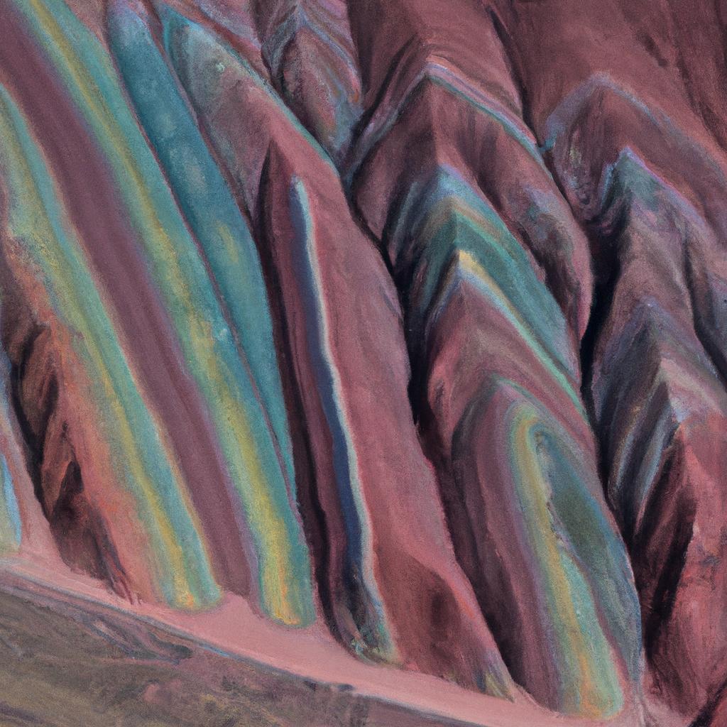 Discover the unique geological formations of the Rainbow Mountains
