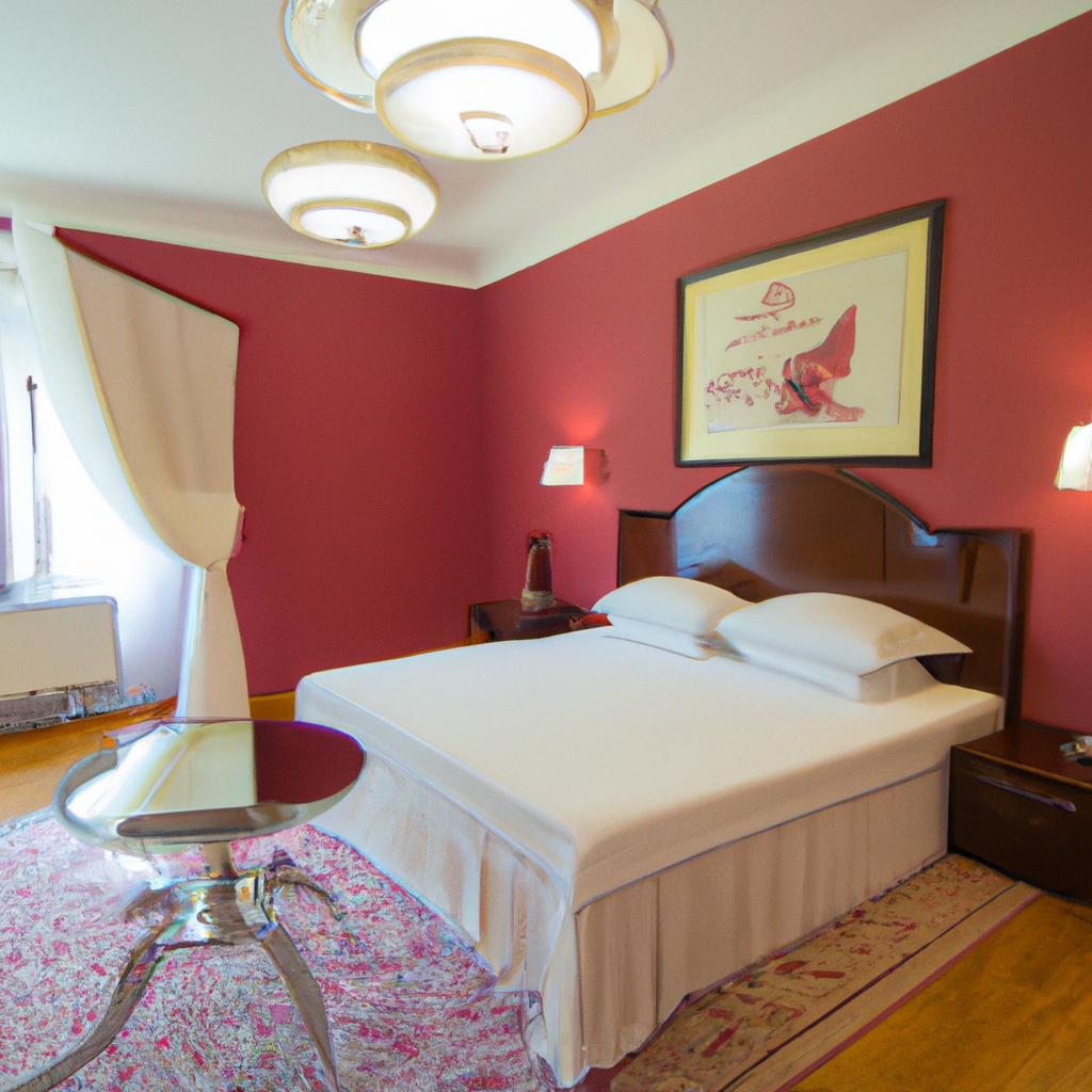 Guests can enjoy a luxurious stay in the spacious suites at Romania Castle Hotel.