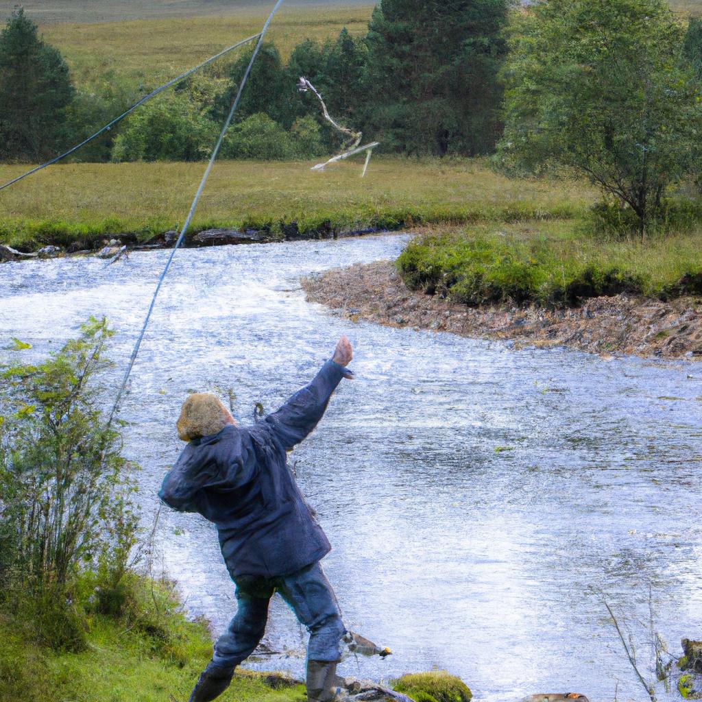 Fishing in the Scottish Highlands