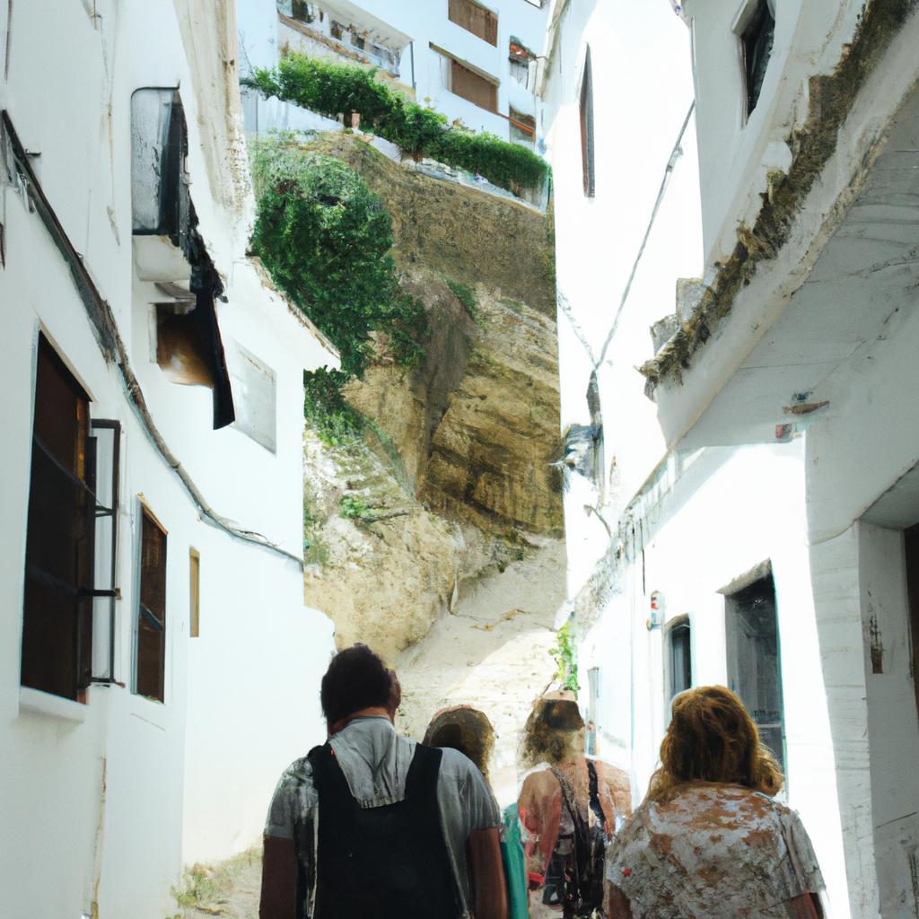 Location and history of Setenil de las Bodegas