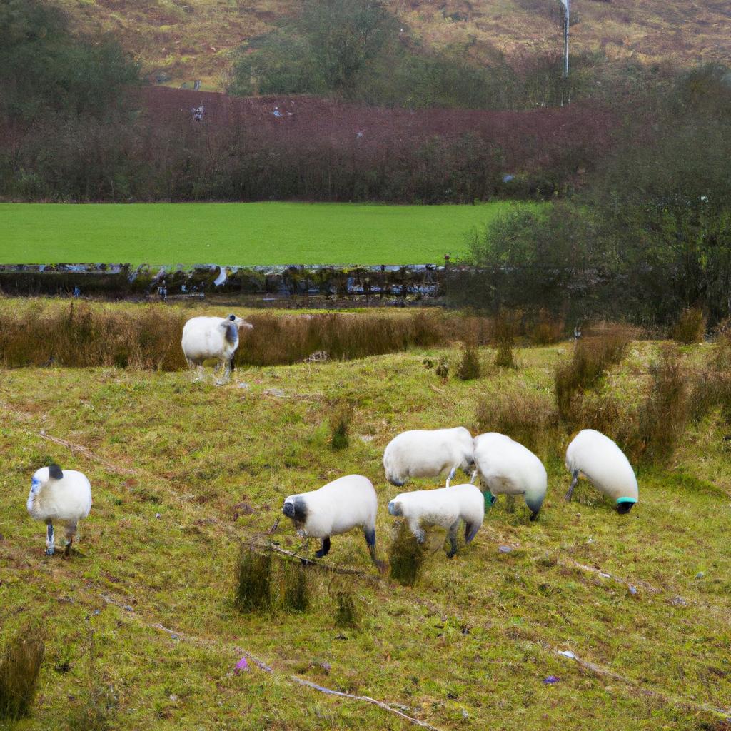 The Ring of Kerry is home to many sheep farms