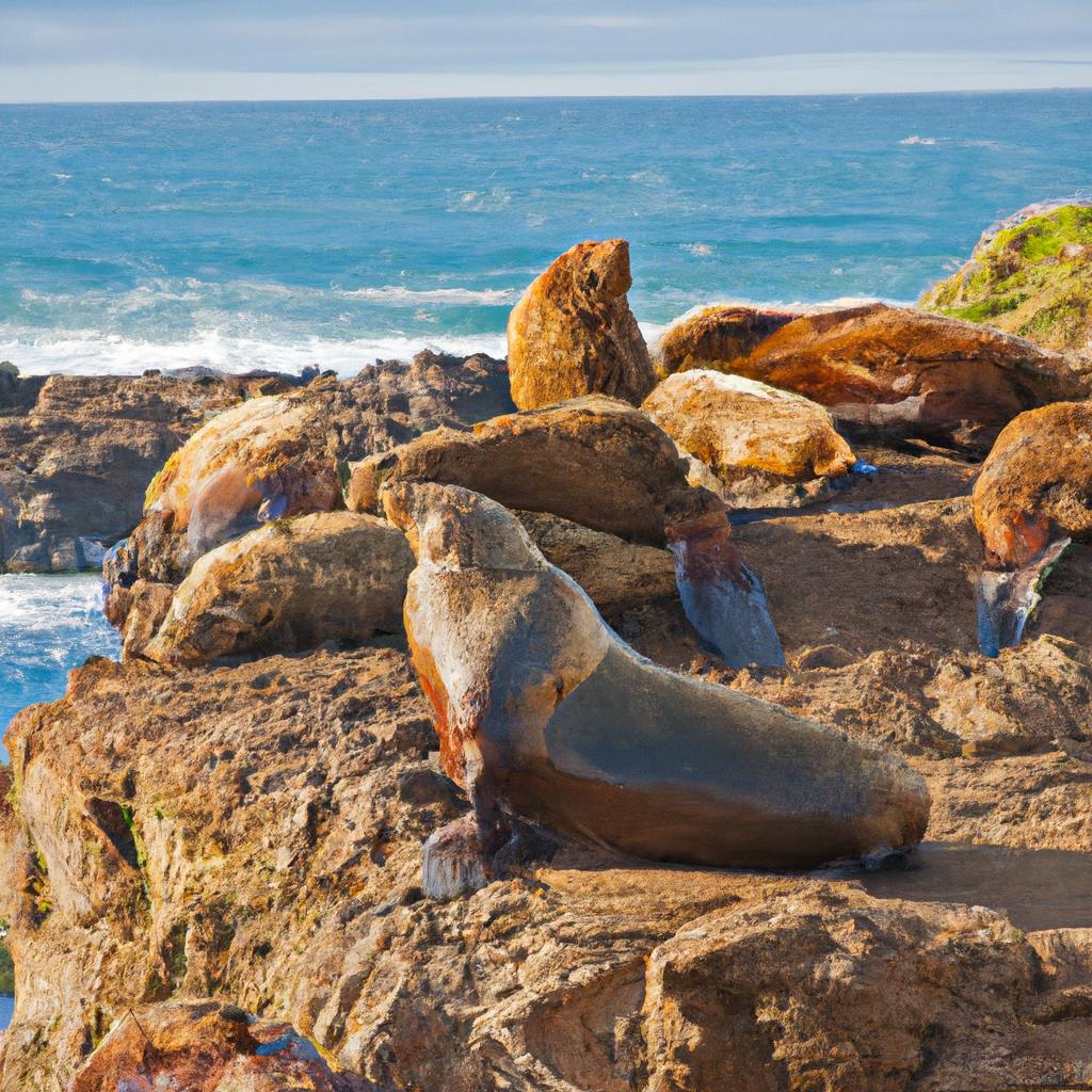 These sea lions are a common sight at Slope Point