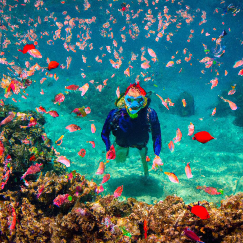 Discovering marine life at the Na Pali Coast - Photo by Shane Gross