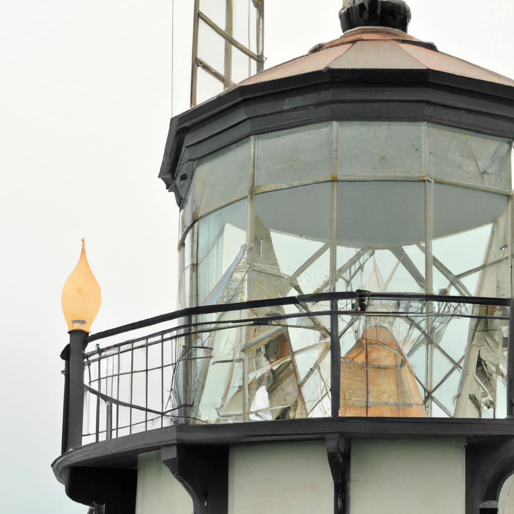 The detailed architecture of Stannard Rock Lighthouse