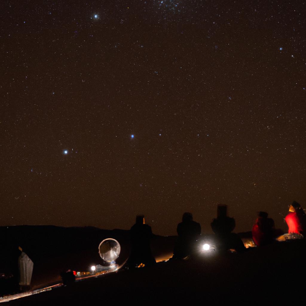 The clear night skies above the Salar de Atacama offer some of the best stargazing in the world, with tours taking visitors to the outskirts of the salt flats to marvel at the stars.