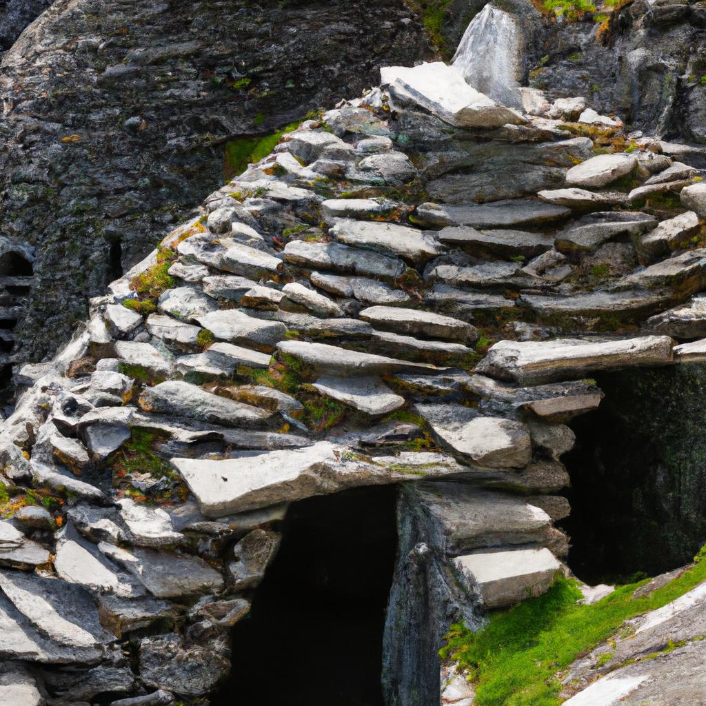 The Skellig Islands, Ireland - Stone beehive huts on Skellig Michael