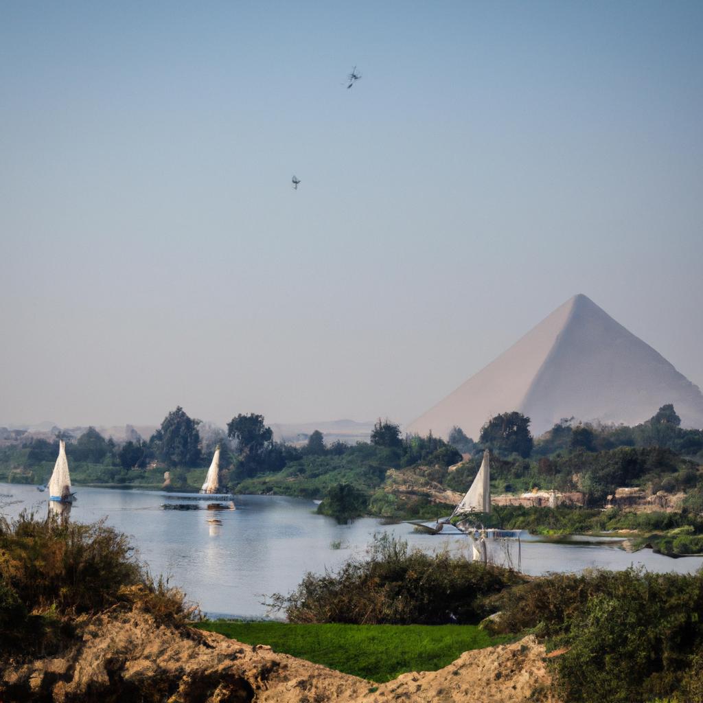 The Nile River, Various Locations In Africa