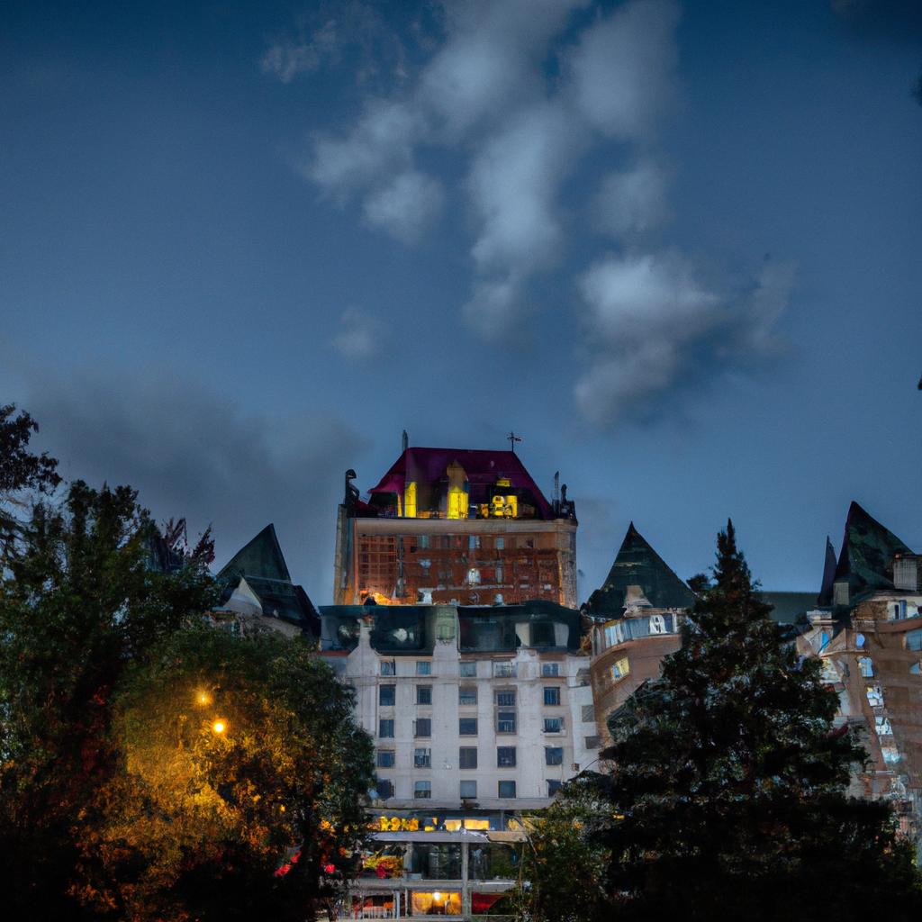 The hotel's unique architecture and sweeping views make it a popular photo spot.