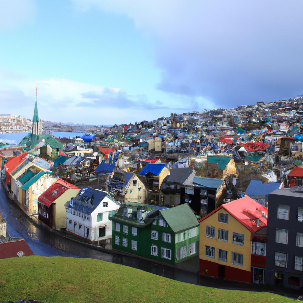 The capital of the Faroe Islands, Tórshavn, is known for its colorful houses.