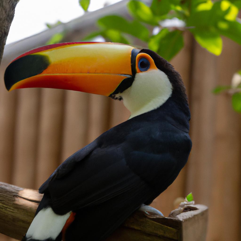The toucan is one of the many bird species that call the Iguazu National Park home